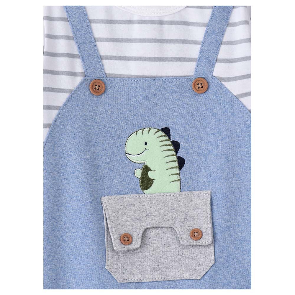 Tiny Hug - Dinosaur Cotton Sleepsuit