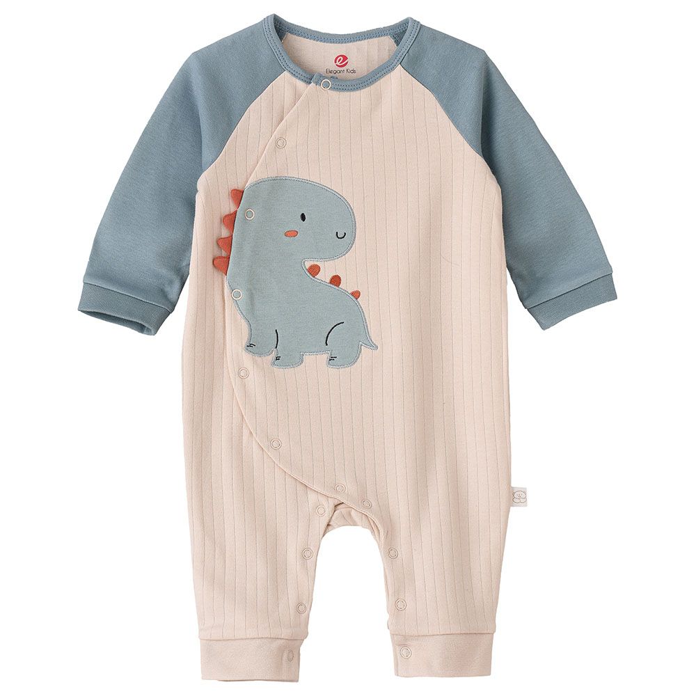 Tiny Hug - Cotton Front Open Sleepsuit