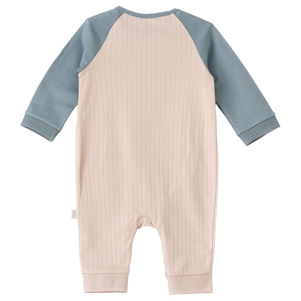 Tiny Hug - Cotton Front Open Sleepsuit