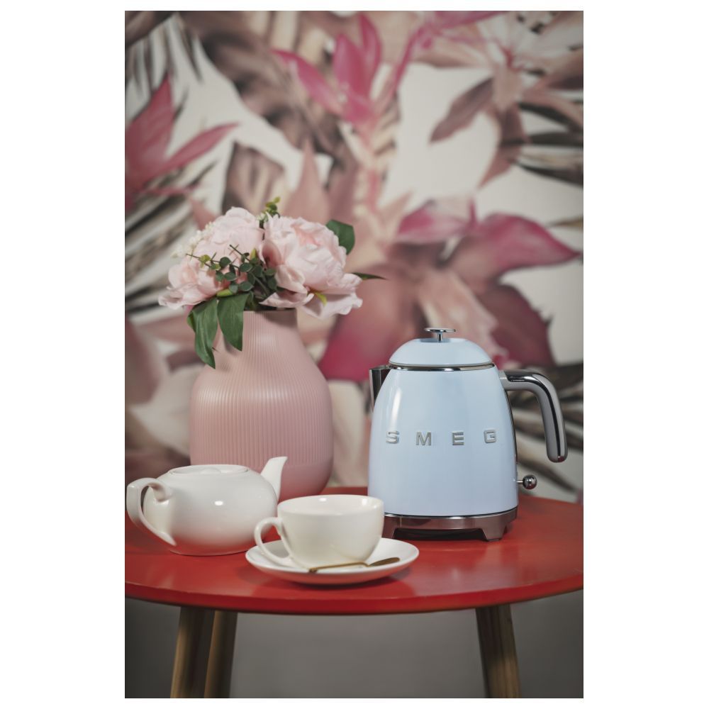 Smeg - 50'S Retro Mini Kettle - Pastel Blue - 0.8 L - 1400 W