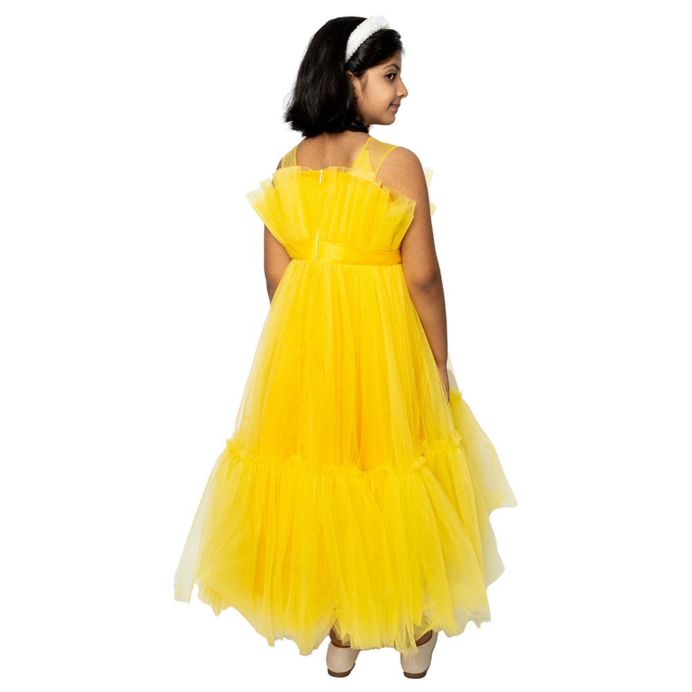 D' Daniela - Alice Sleeveless Party Dress - Yellow