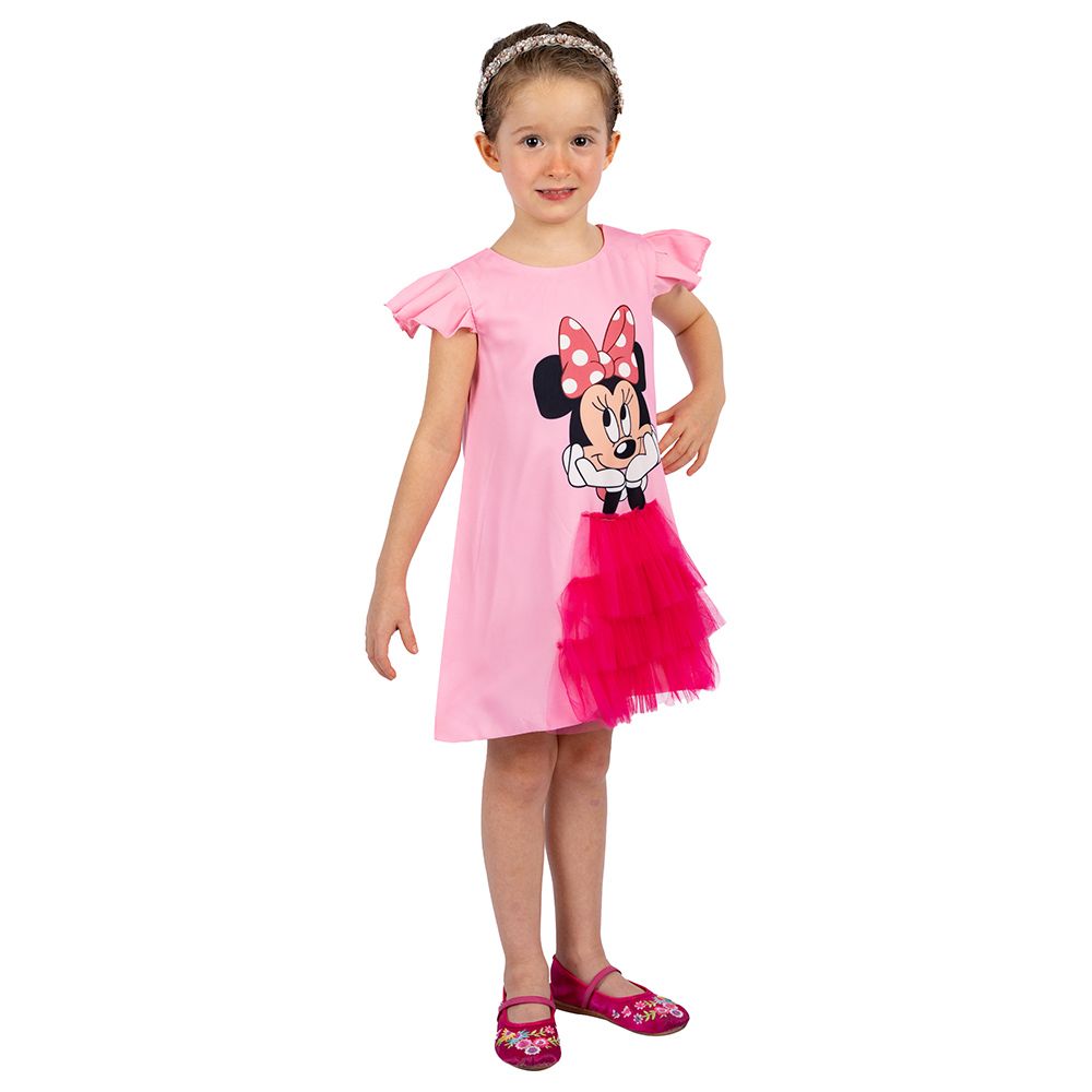 D' Daniela - Mickey Mouse Casual Dress - Pink