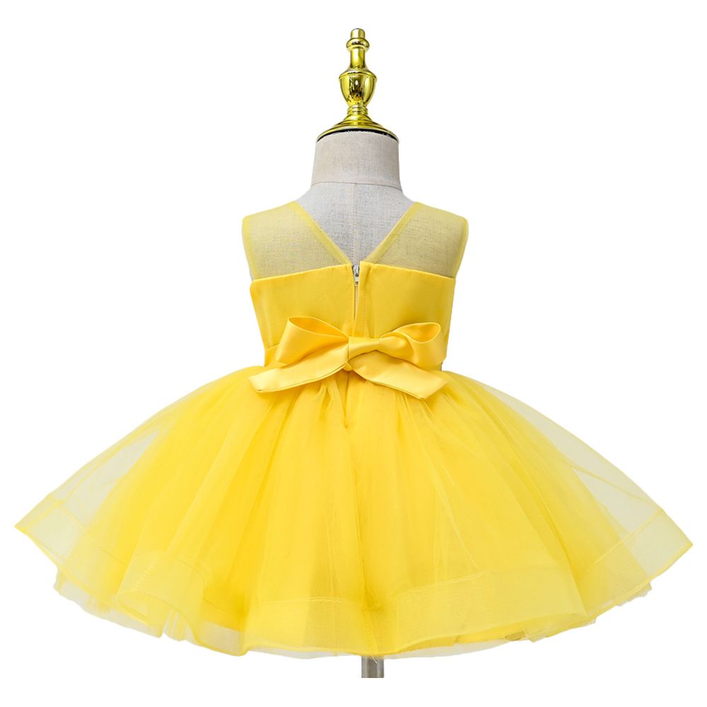 D' Daniela - Margarita Dress w/ Hair Band - Yellow