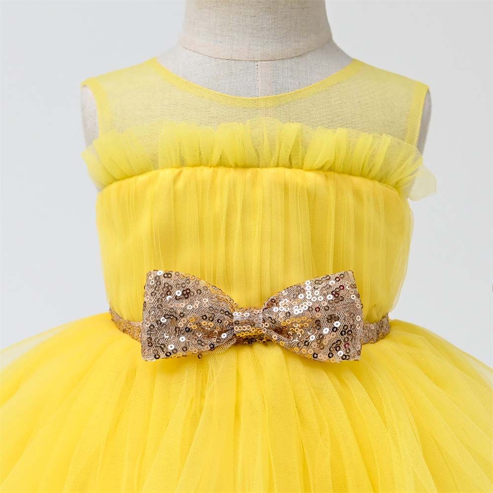 D' Daniela - Margarita Dress w/ Hair Band - Yellow