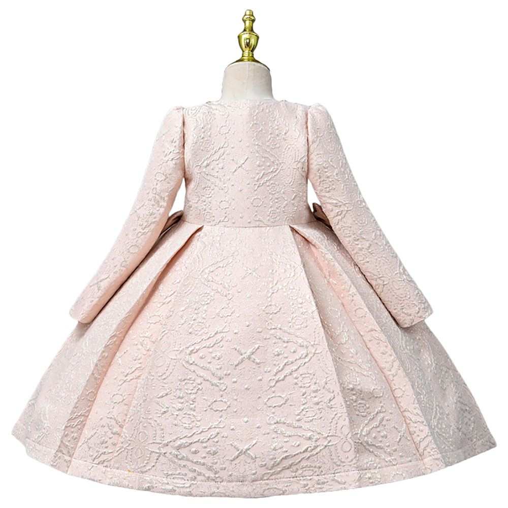 D' Daniela - Jasmine Flowers Party Dress w/ Jacket - Pink