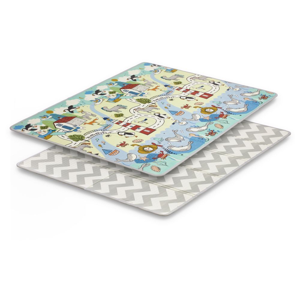 Kinderkraft - Reversible Baby Play & Learn Foldable Mat - Matty2- 197cm x 147 cm