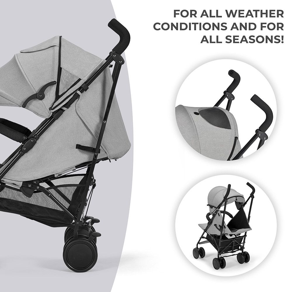 Kinderkraft - Siesta Umbrella Pushchair - Grey