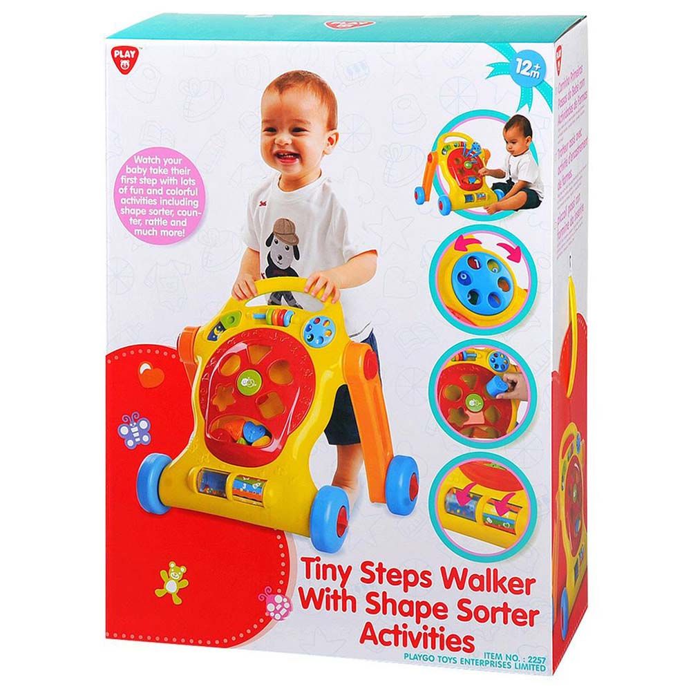 Playgo - Playful Tiny Steps Walker With Shape Sorter Activities