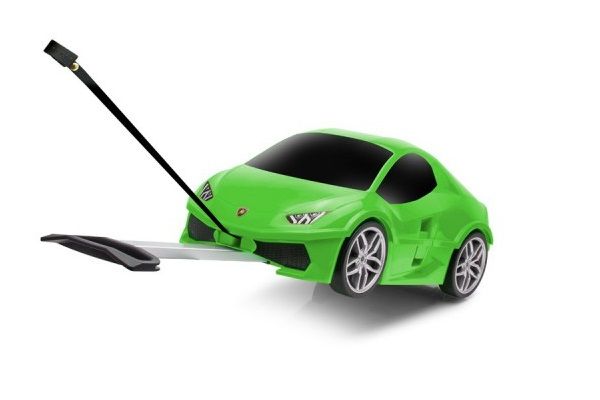 Ridaz - Lamborghini Huracan Trolley Suitcase - Green