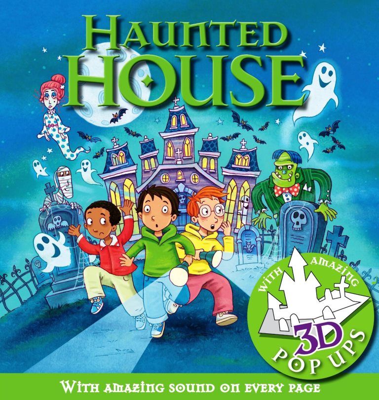 كتاب البيت المسكون مع الأصوات المتعددة والنوافذ المنبثقة "Multi Sounds Pop ups Haunted House" من كتب ايغلو