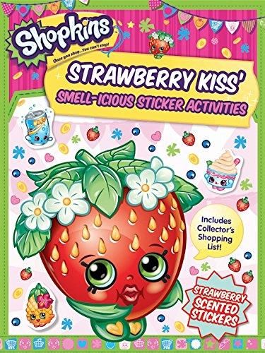 كتاب قبلة الفراولة للملصقات والأنشطة "Strawberry Kiss" من ماركة شوبكنز