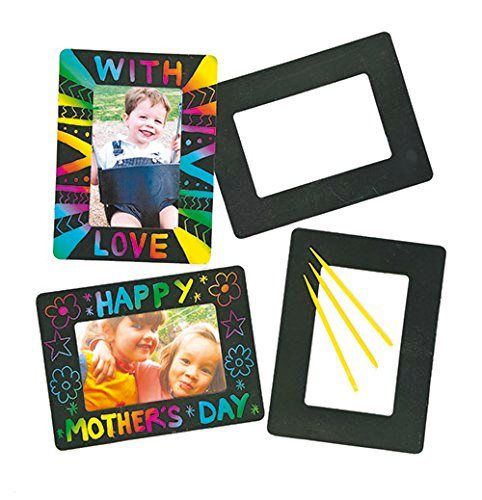 Baker Ross Scratch Art Frames (Pack of 8)