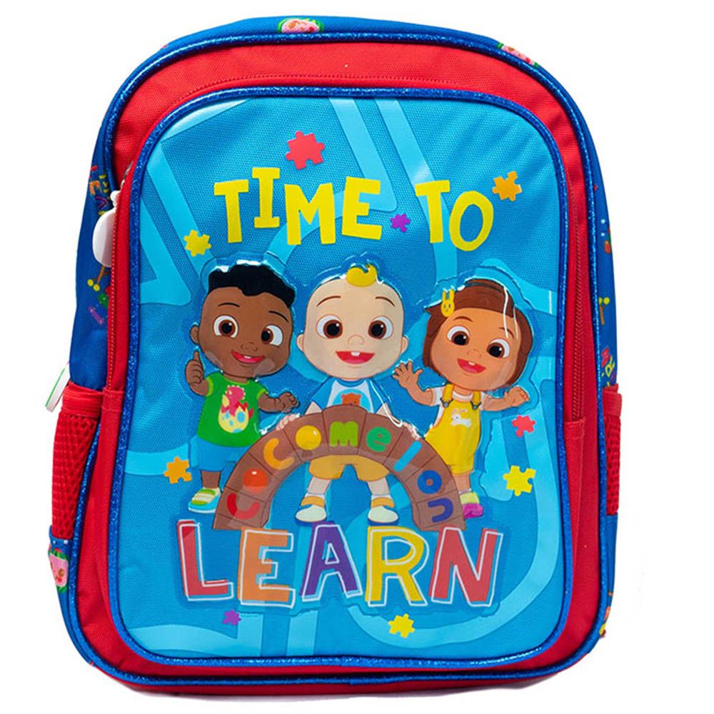 Cocomelon - Back Pack 12-inch With Pencil Case - Blue