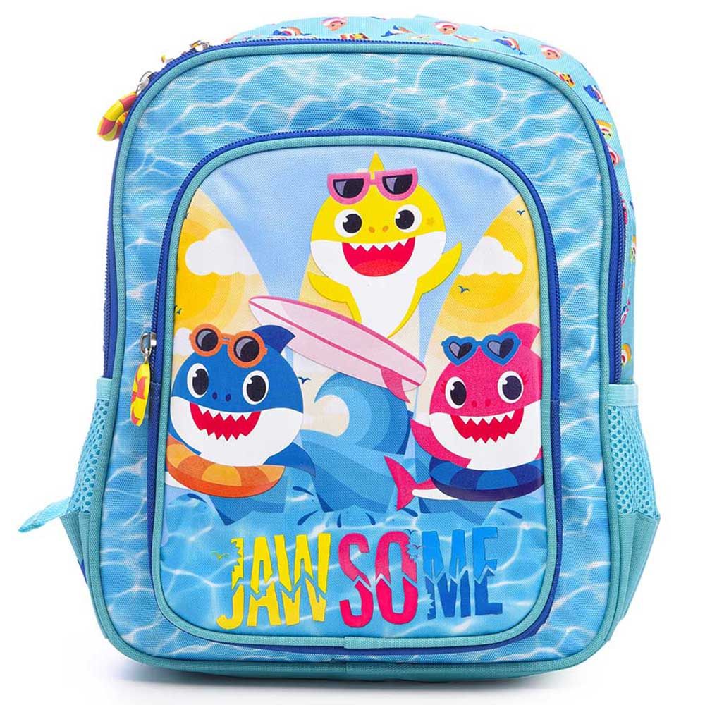 Baby Shark - Back Pack 12-inch With Pencil Case - Blue