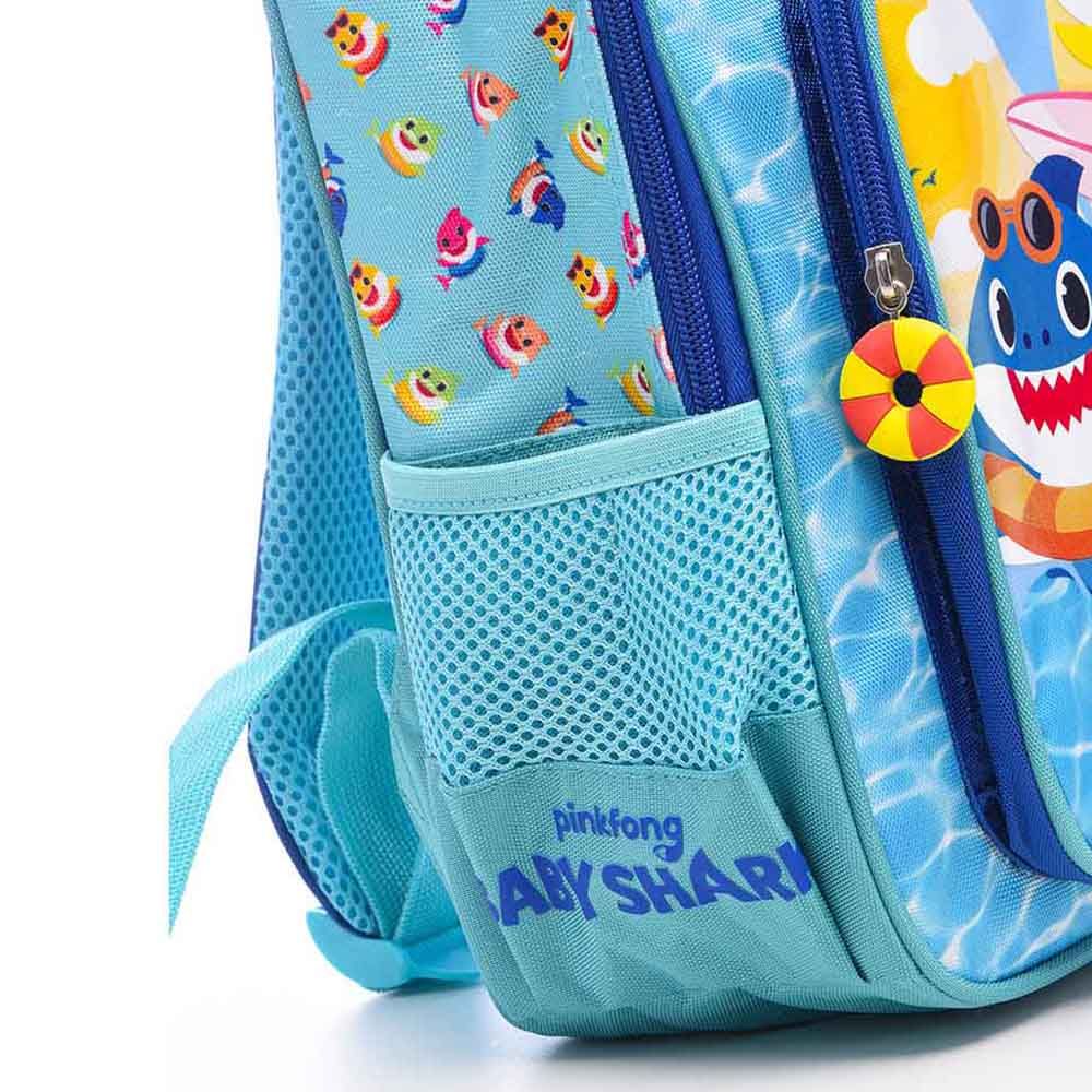 Baby Shark - Back Pack 12-inch With Pencil Case - Blue