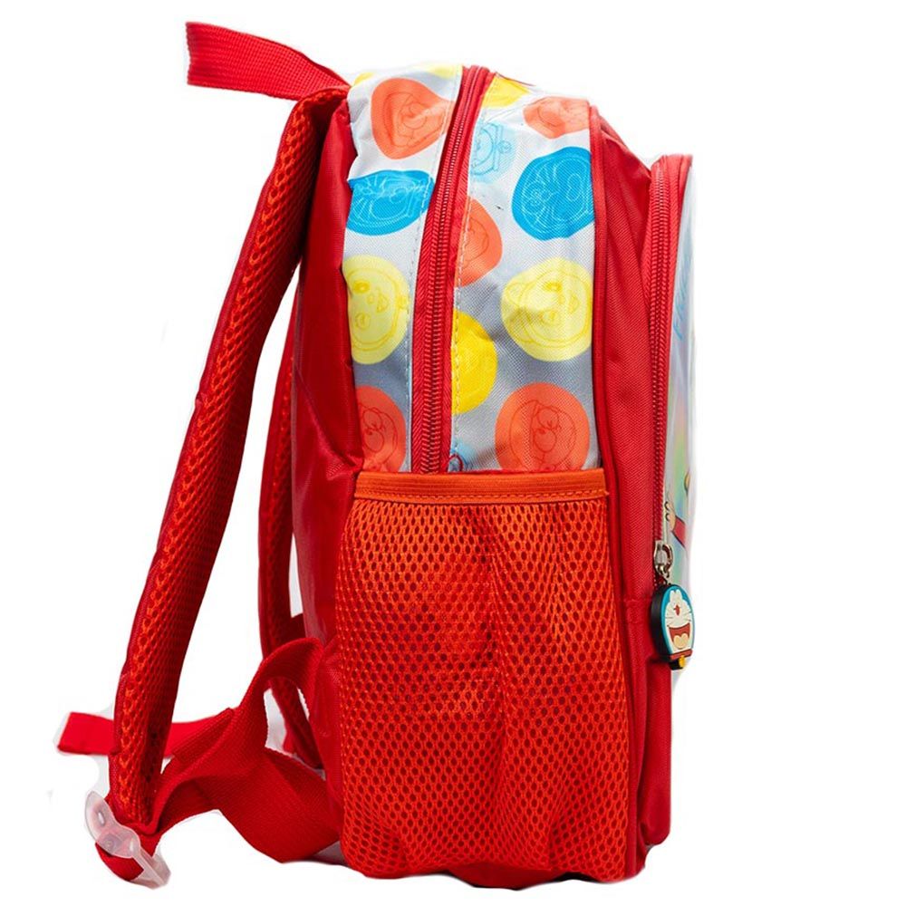 Doraemon - Back Pack 12-inch With Pencil Case - Red