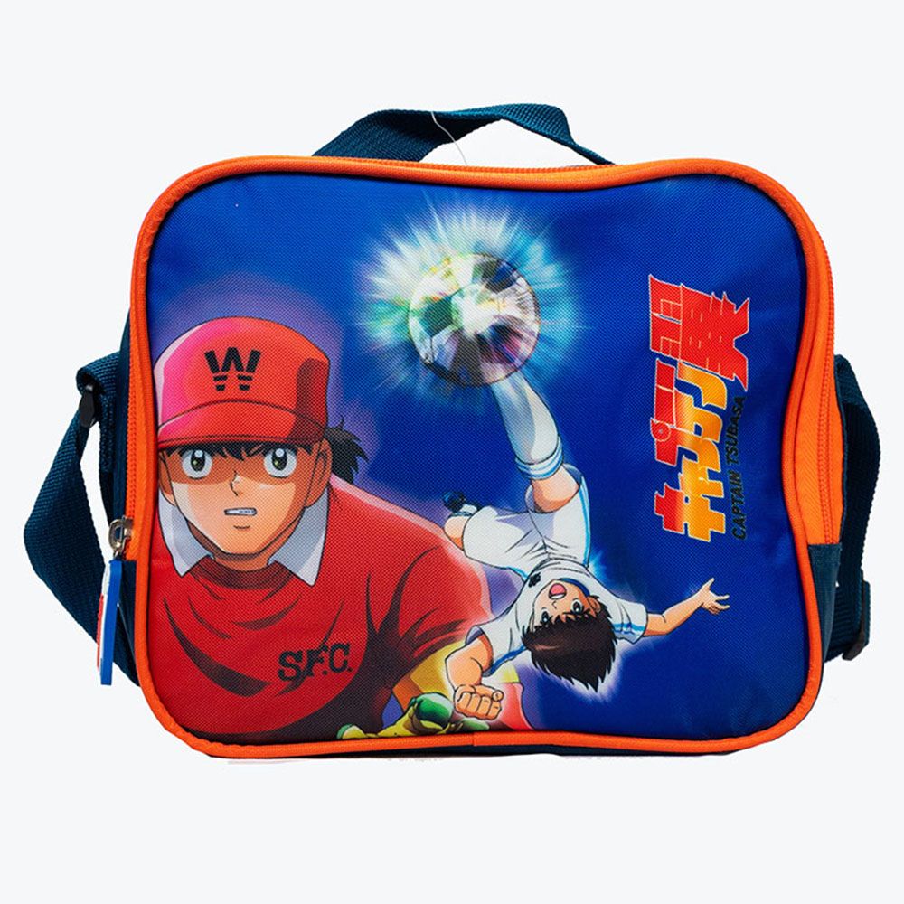 Captain Tsubasa - Back Pack 16-inch With Lunch Bag And Pencil Case - Blue