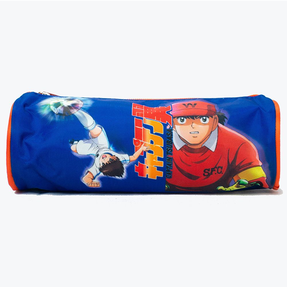 Captain Tsubasa - Back Pack 16-inch With Lunch Bag And Pencil Case - Blue