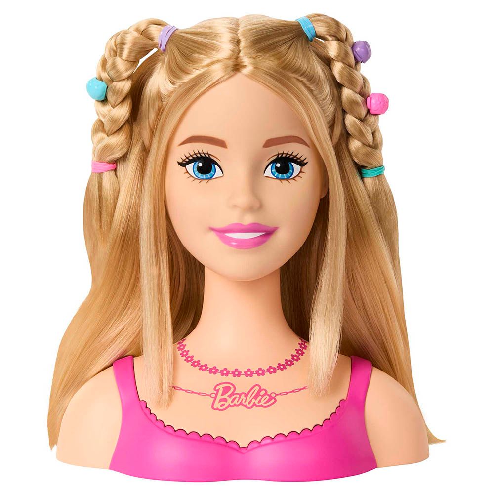 Mattel Games - Barbie Value Styling Head Playset - Blonde - 21pcs