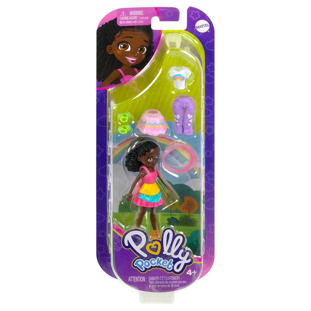 Mattel Games - Polly Pocket Dolls & 5 Accessories 1pc - 3-Inch - Style May Vary