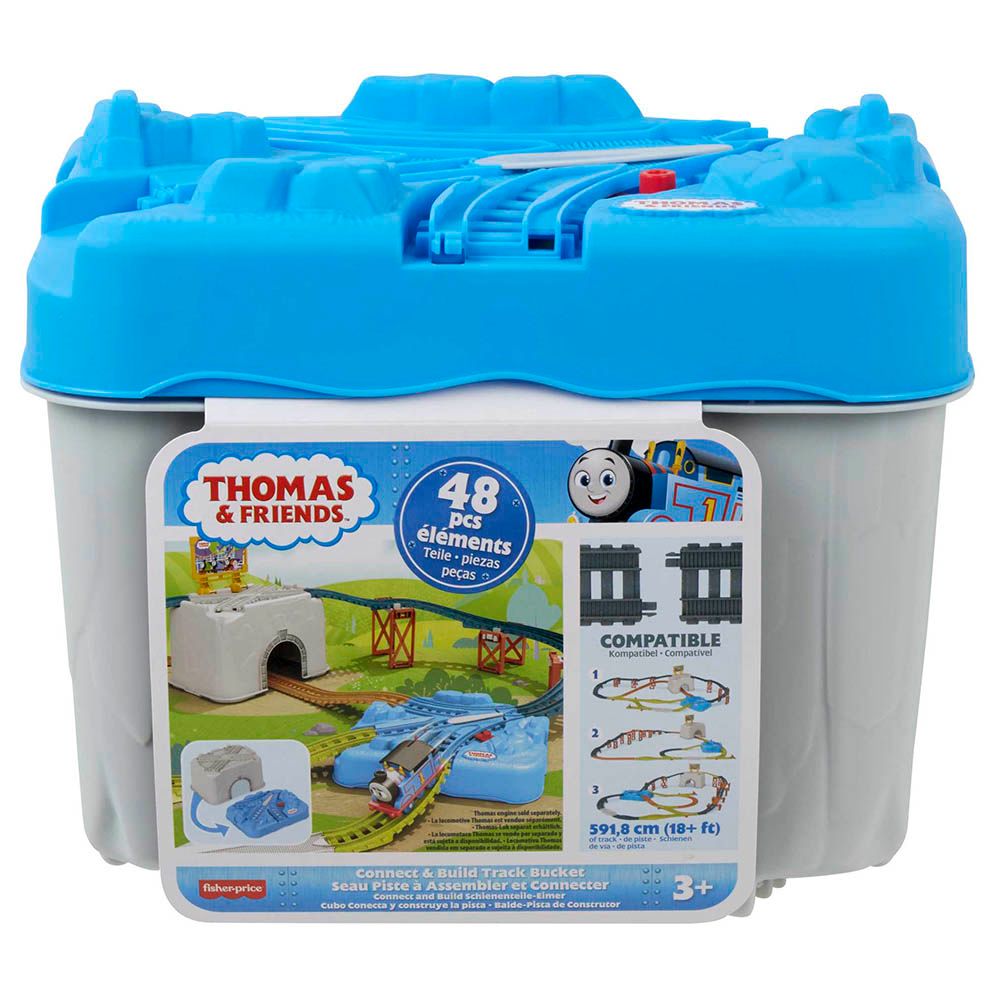 Mattel Games - Thomas & Friends Connect & Build Track Bucket - 48pcs