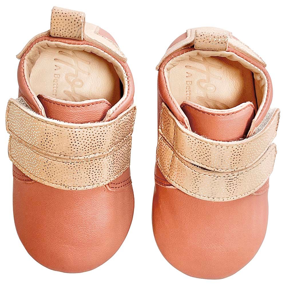 Hob - Zayn Soft Sole Low Top Sneakers - Terracotta Sparkles