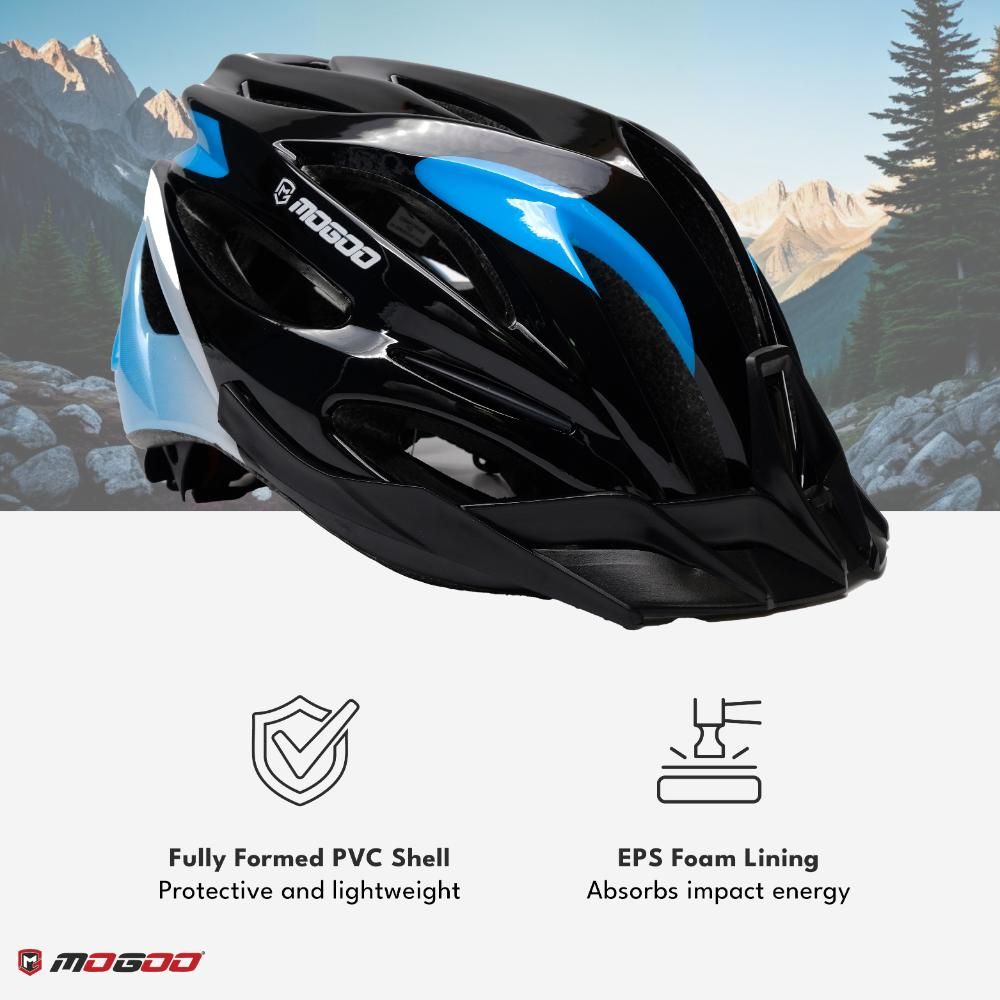 Mogoo - Sports Helmet Medium - Black & Blue