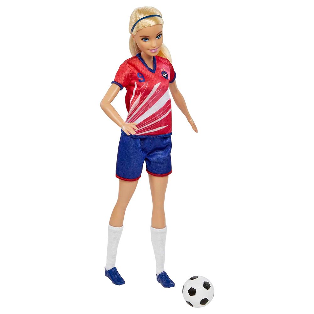 Barbie - Soccer Player Doll - Blonde