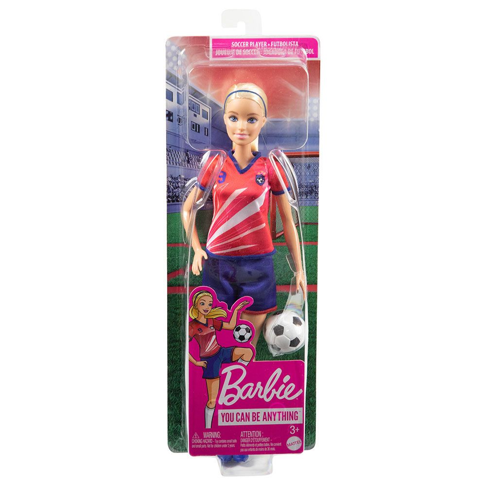 Barbie - Soccer Player Doll - Blonde