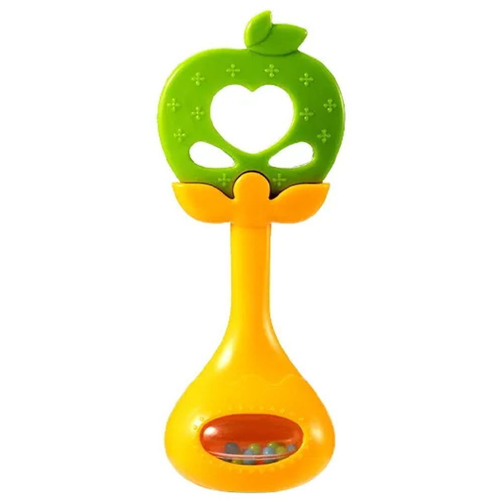 Huanger - Baby Fruit Teether w/ Rattle - Apple