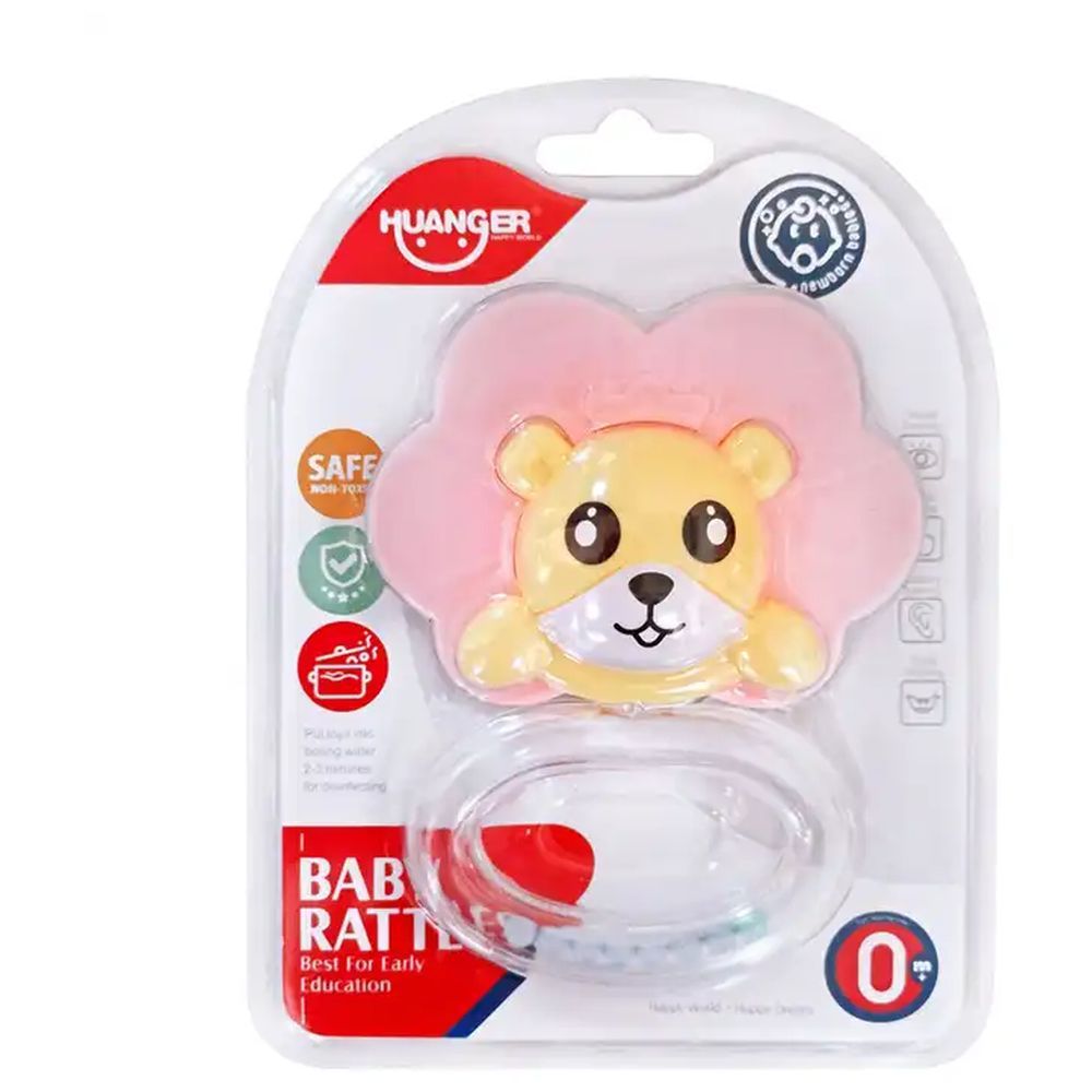 Huanger - Baby Teether & Rattle - Lion