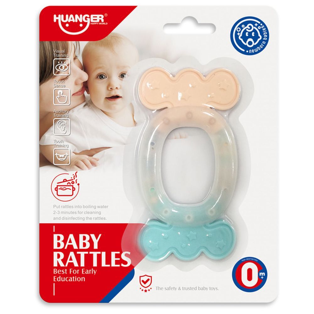 Huanger - Baby Candy Teether w/ Rattle - Pink