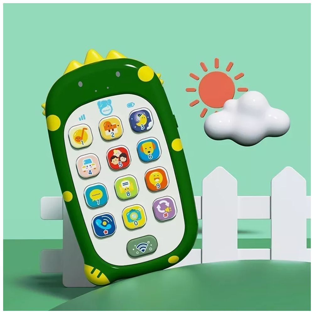 Huanger - Kid's Musical Fun Animal Mobile Phone - Dinosaur - Green