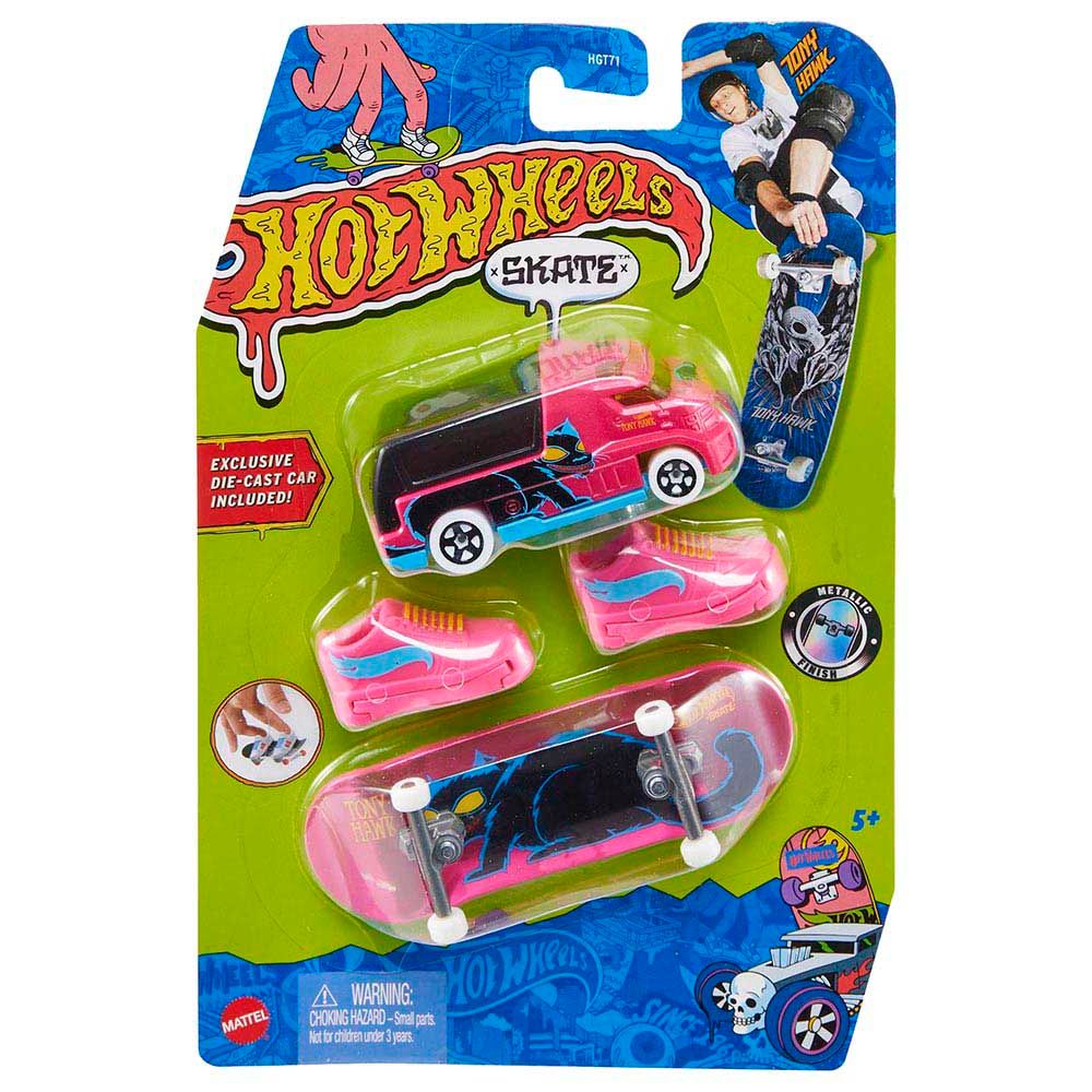 Hot Wheels - Skates Fingerboard With Die Cast Set 1pc - Style May Vary