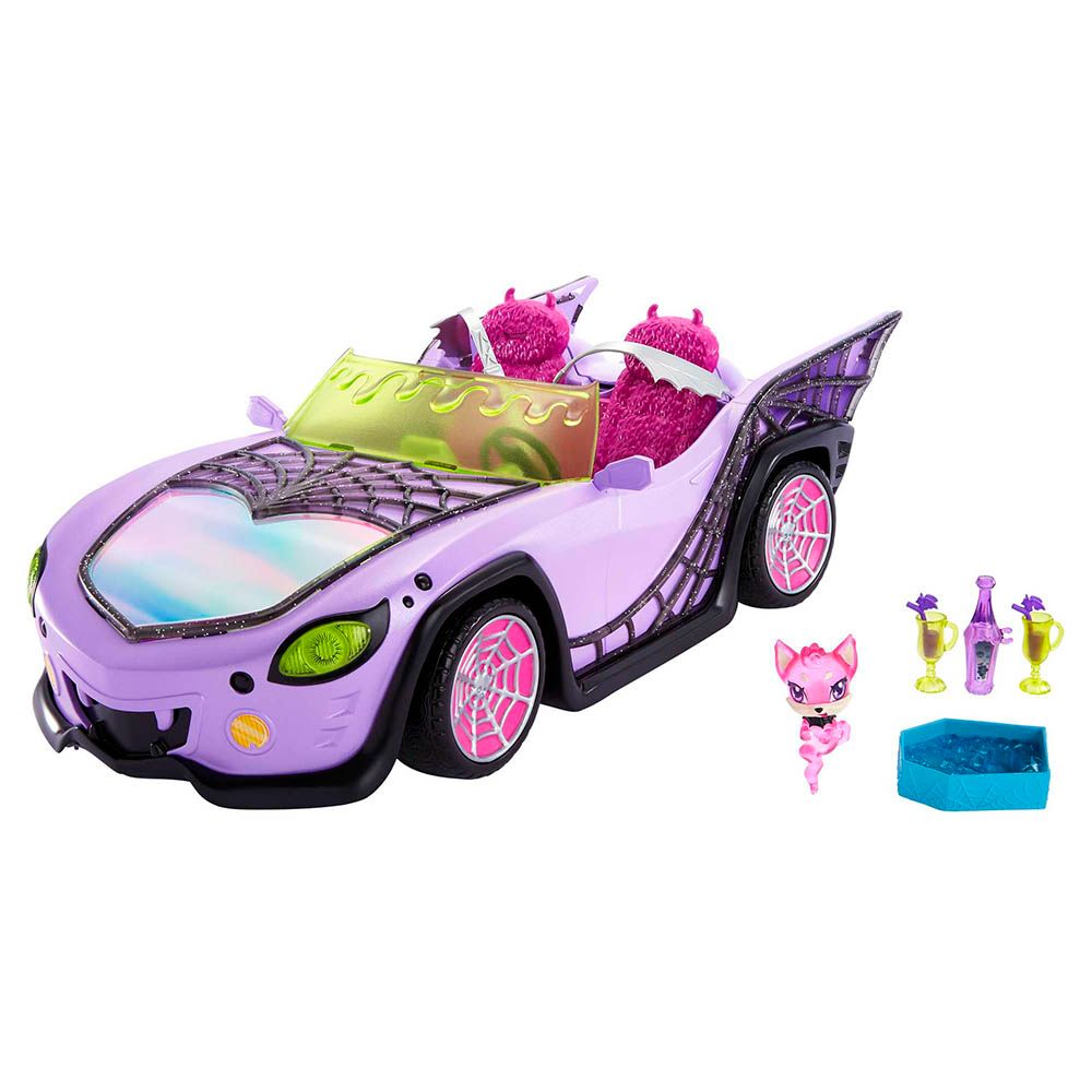 Mattel Games - Monster High Ghoul Mobile Car - Purple