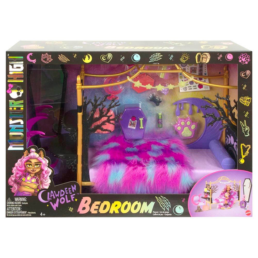 Mattel Games - Monster High Clawdeen Bedroom Playset