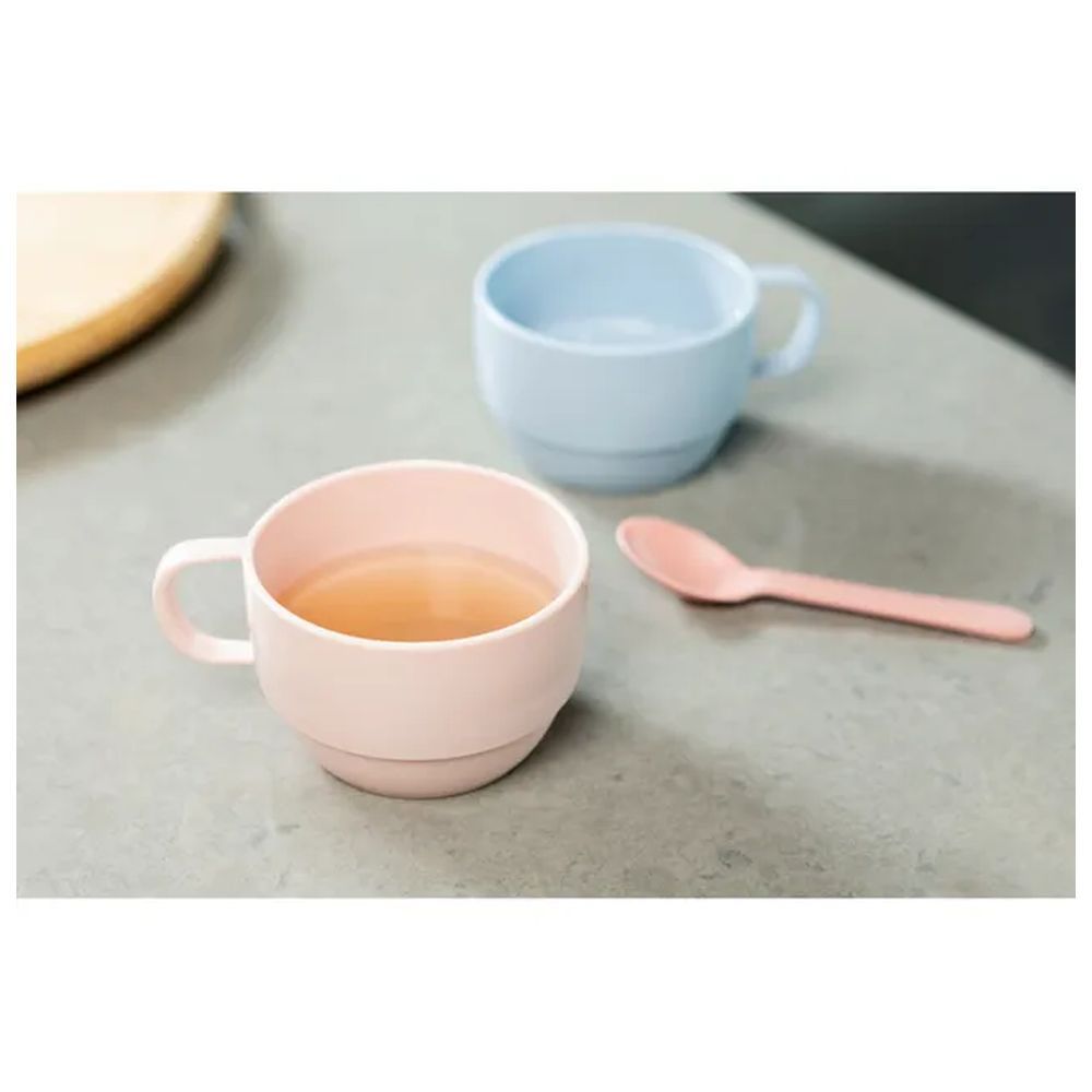 Inochi - Amori Spoons - 2pc Set - Milky Orange & Light Blue