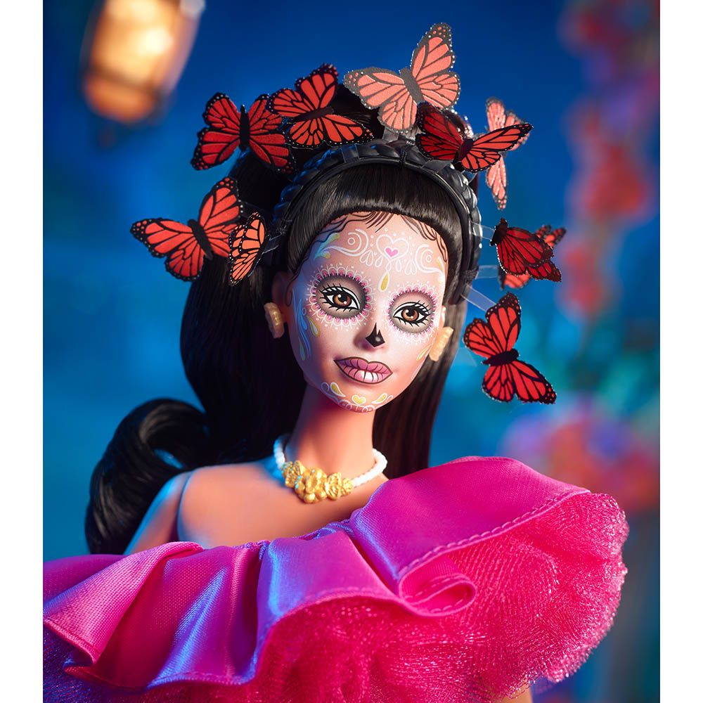 Mattel Games - Barbie Celebrates Dia De Muertos 2022 w/ A Doll - Pink