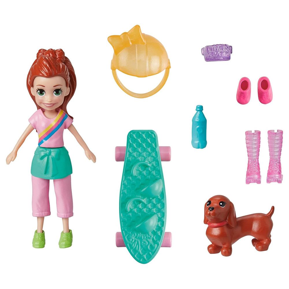 Mattel Games - Polly Pocket Dolls & Accessories - 19pcs - 3-Inch