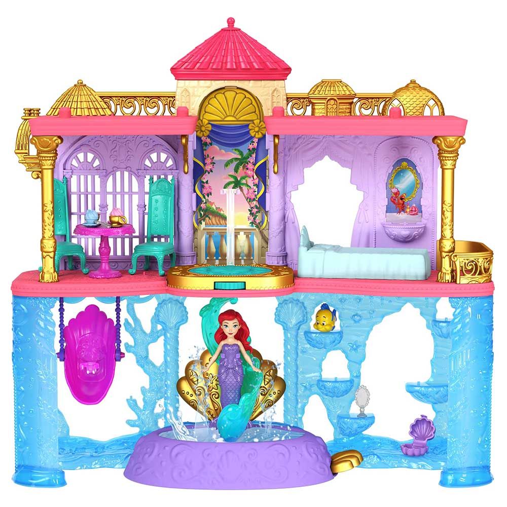 Mattel Games - Disney Princess Small Doll Ariel Deluxe Castle