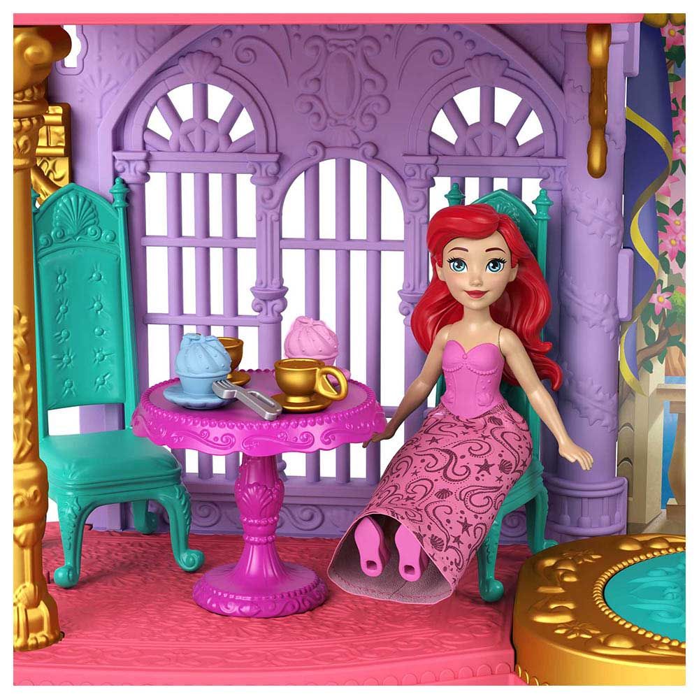 Mattel Games - Disney Princess Small Doll Ariel Deluxe Castle