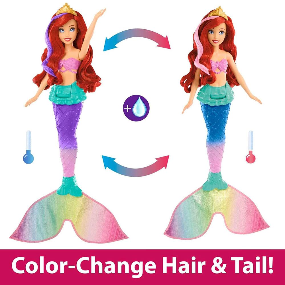 Mattel Games - Disney Princess Fashion Ariel Feature Doll