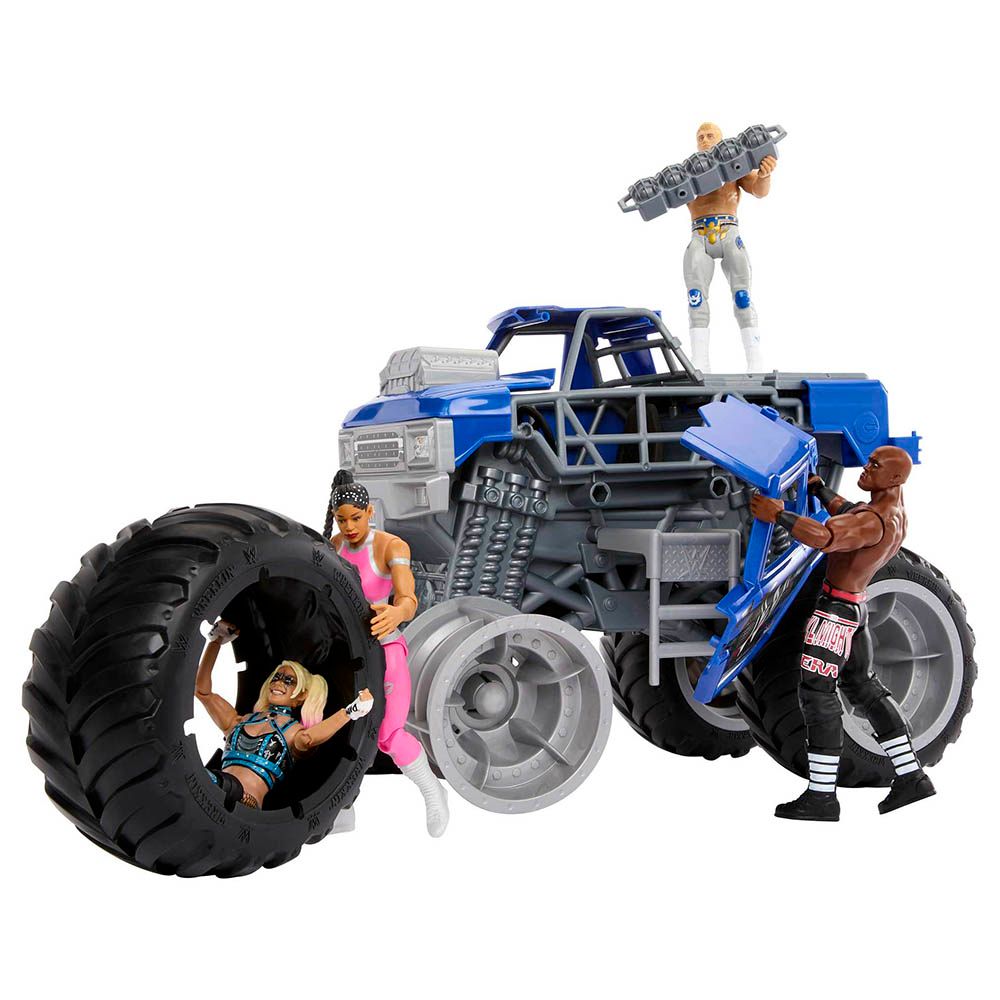 Mattel Games - WWE Wrekkin' Monster Truck - Blue