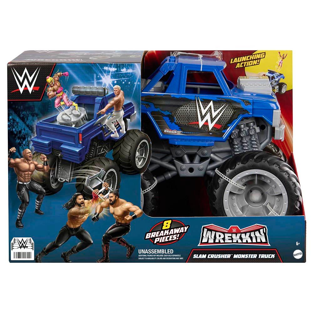 Mattel Games - WWE Wrekkin' Monster Truck - Blue