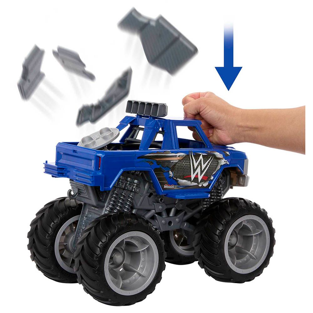 Mattel Games - WWE Wrekkin' Monster Truck - Blue