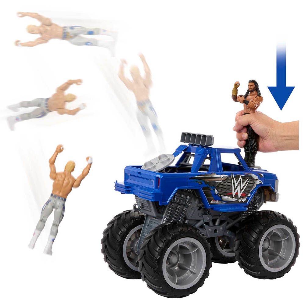 Mattel Games - WWE Wrekkin' Monster Truck - Blue