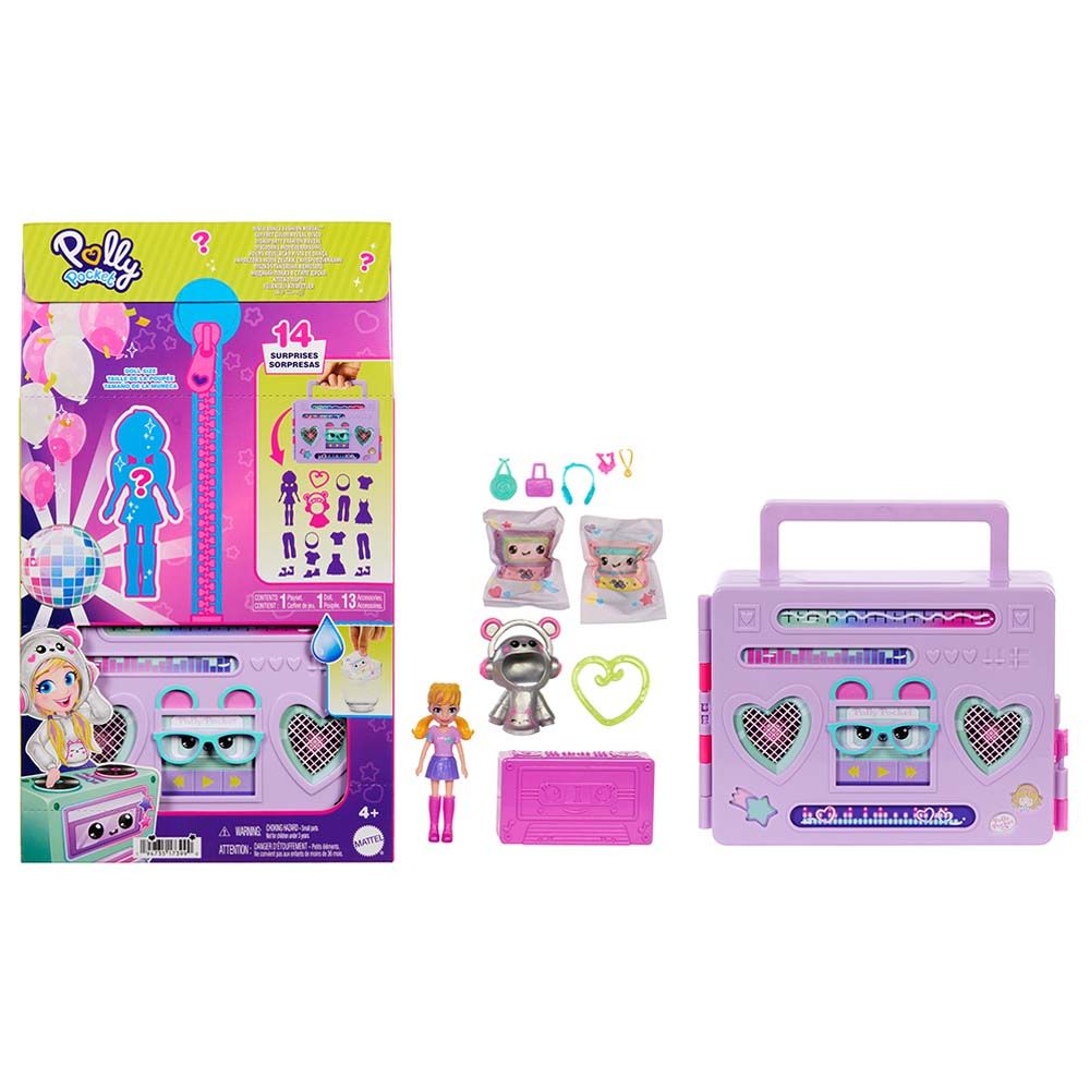 Polly Pocket - Disco Dance Fashion Reveal Playset