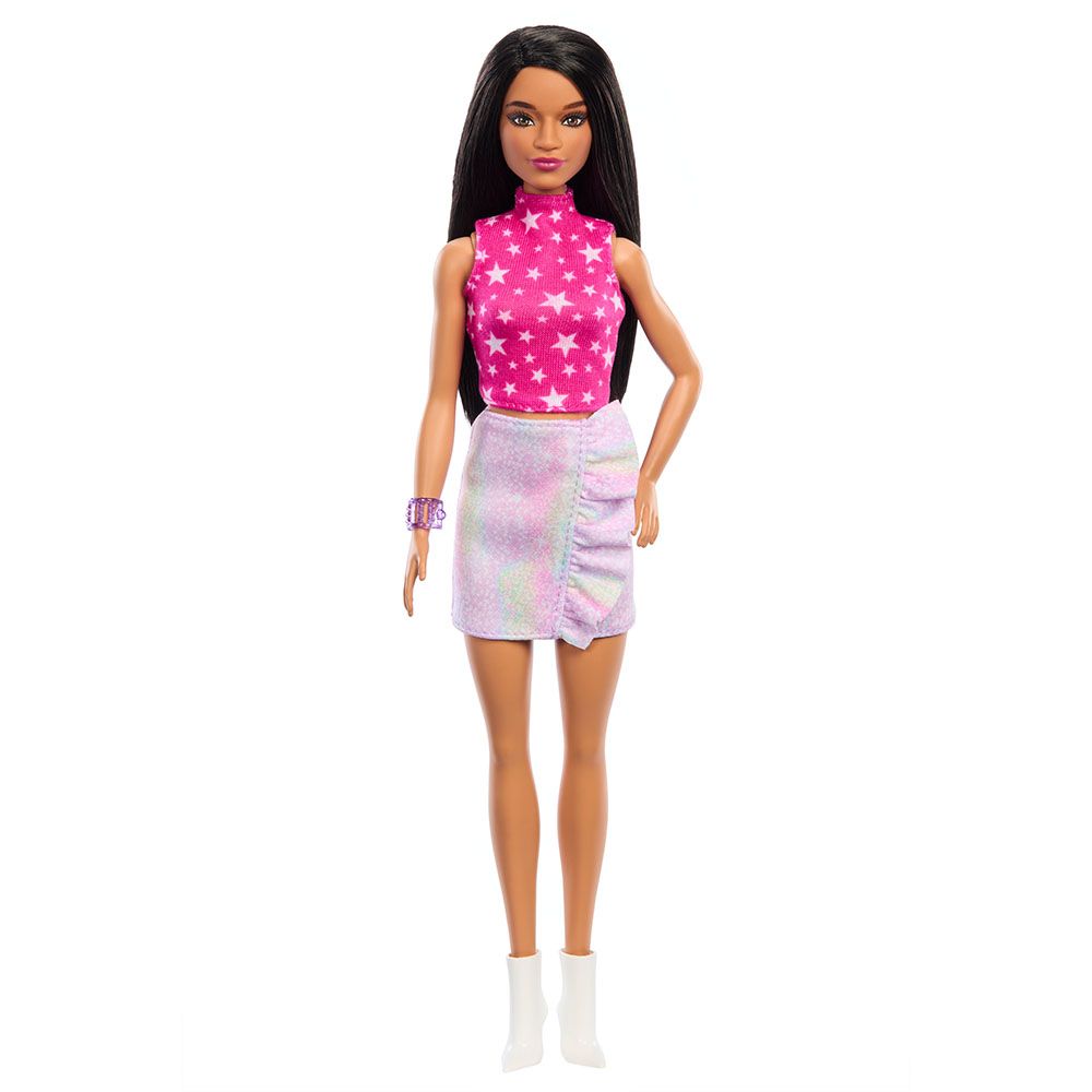 Barbie - Fashionistas Doll - Rock Pink And Metallic