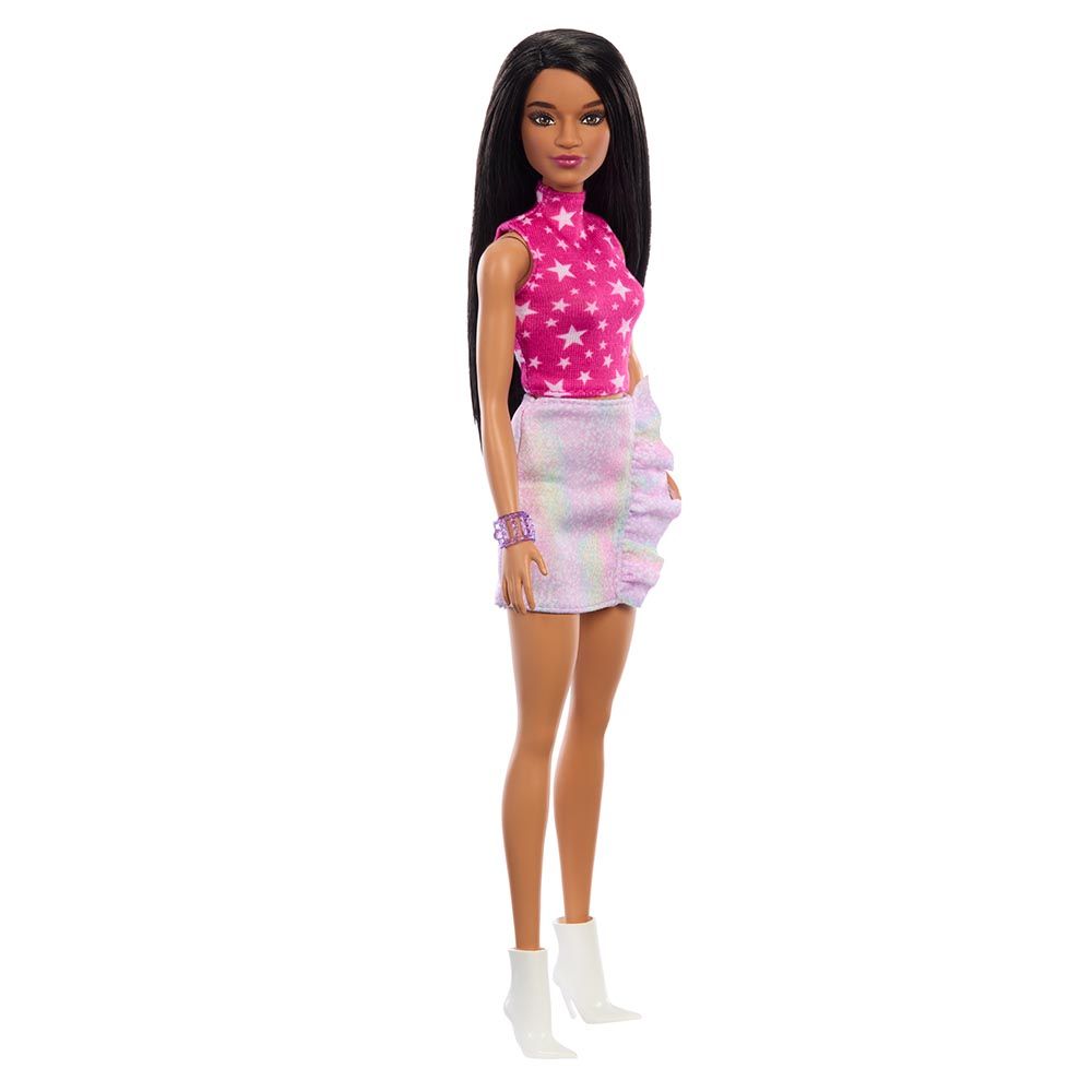 Barbie - Fashionistas Doll - Rock Pink And Metallic