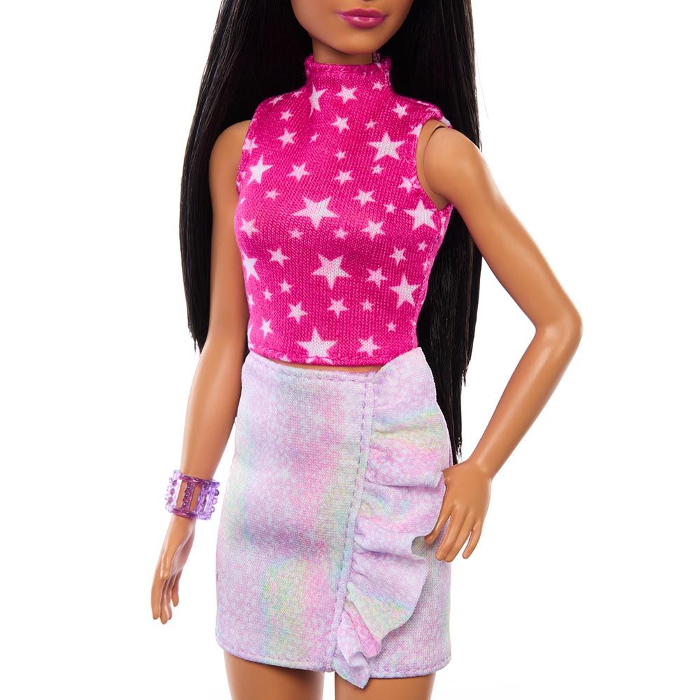 Barbie - Fashionistas Doll - Rock Pink And Metallic